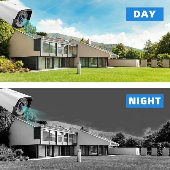 Kit de Surveillance Complet 4K/5MP - Système de Sécurité 8 Caméras HD AHD avec DVR