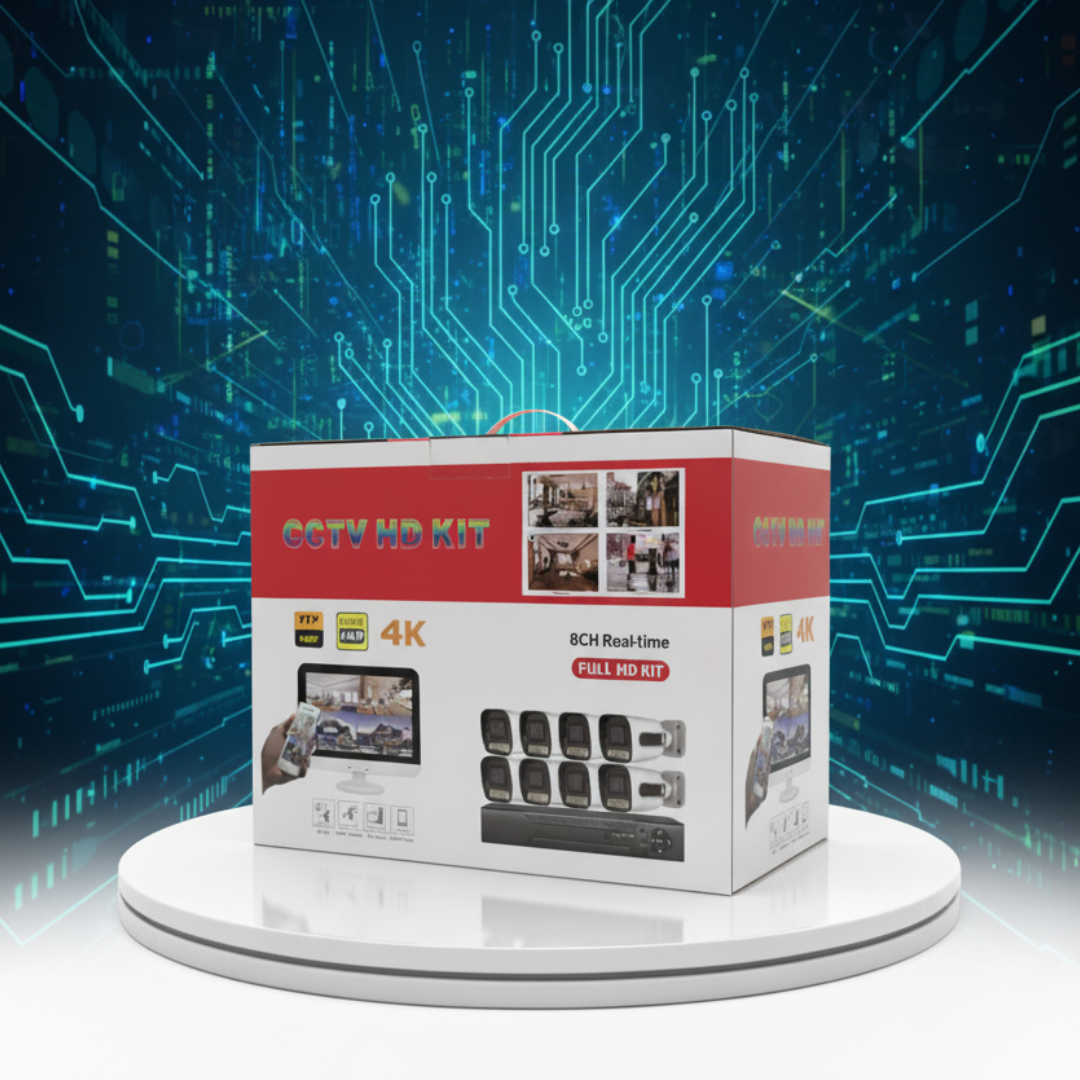 Kit de Surveillance Complet 4K/5MP - Système de Sécurité 8 Caméras HD AHD avec DVR