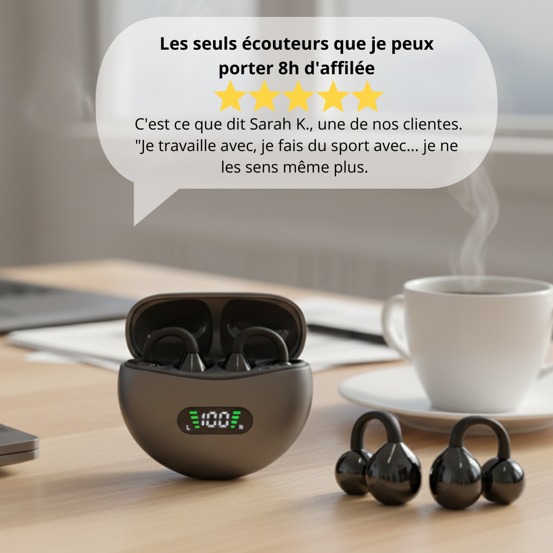 ✨ Écouteurs OWS M79 Open Ear : 50-60h d'Autonomie et Des Appels Clairs