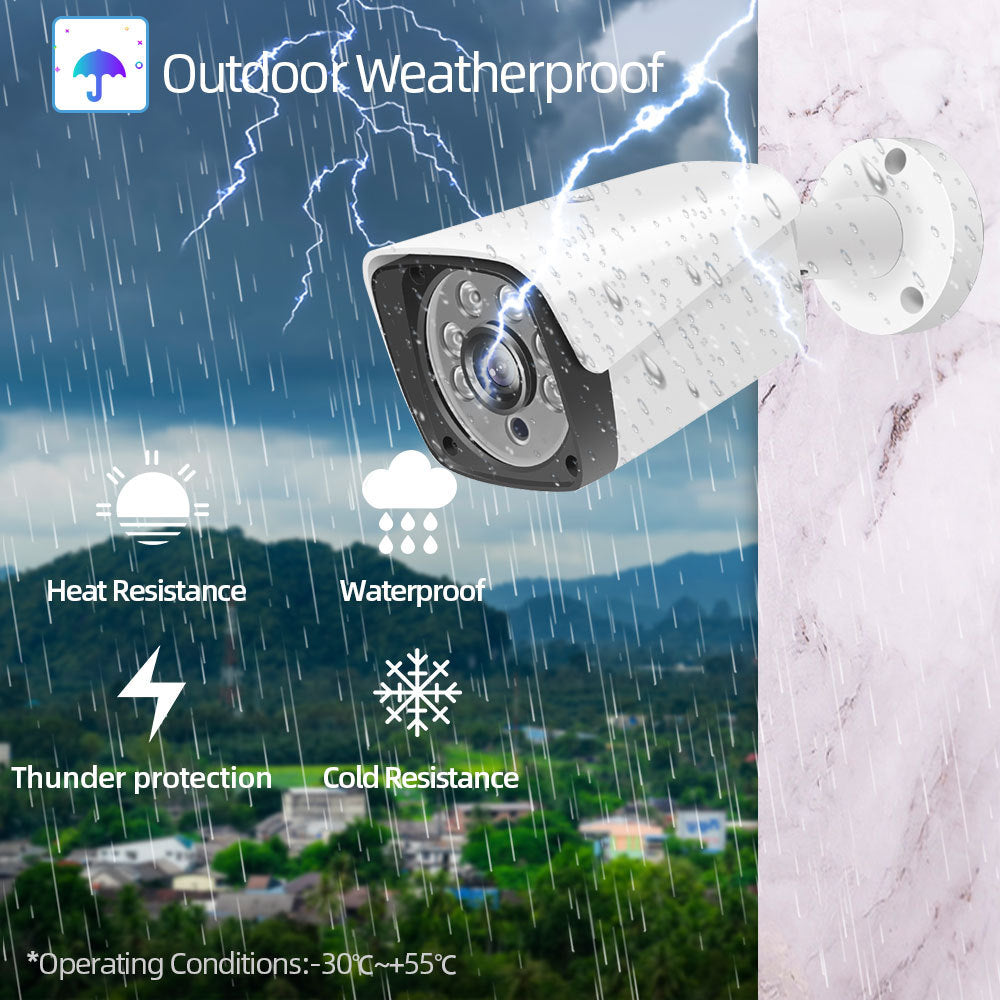 Kit de Surveillance Complet 4K/5MP - Système de Sécurité 8 Caméras HD AHD avec DVR