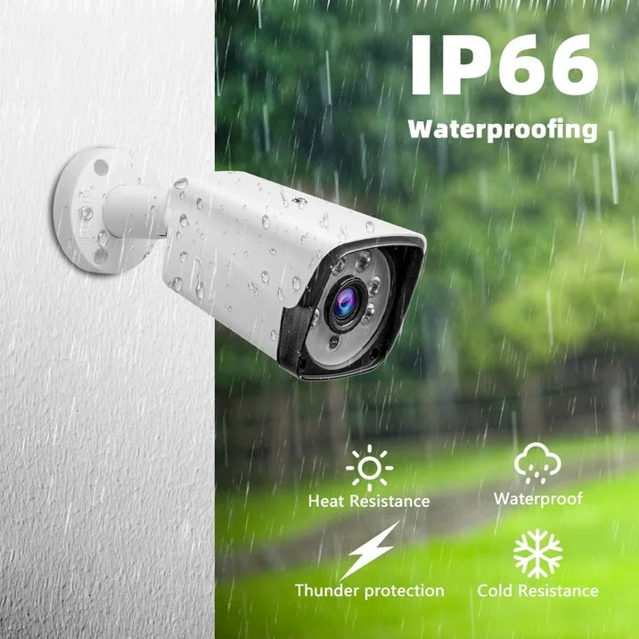 Kit de Surveillance Complet 4K/5MP - Système de Sécurité 8 Caméras HD AHD avec DVR