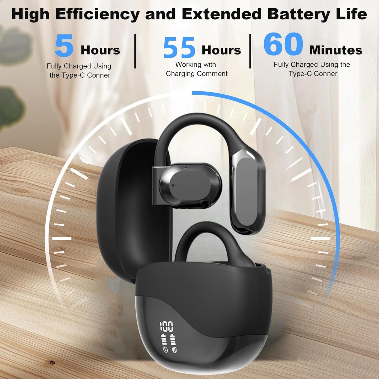 OWS M62 - Écouteurs de Traduction IA (+120 Langues)