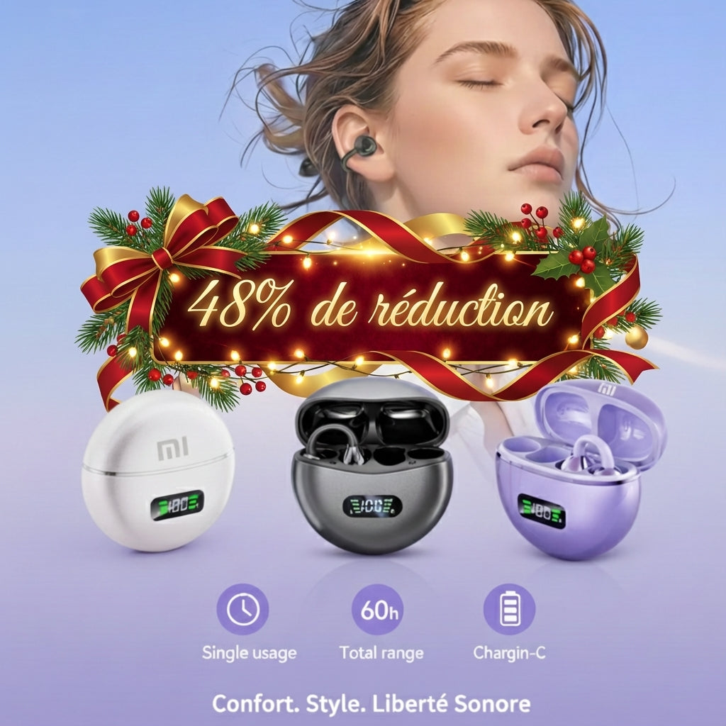 ✨ Écouteurs OWS M79 Open Ear : 50-60h d'Autonomie et Des Appels Clairs