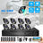 Kit de Surveillance Complet 4K/5MP - Système de Sécurité 8 Caméras HD AHD avec DVR